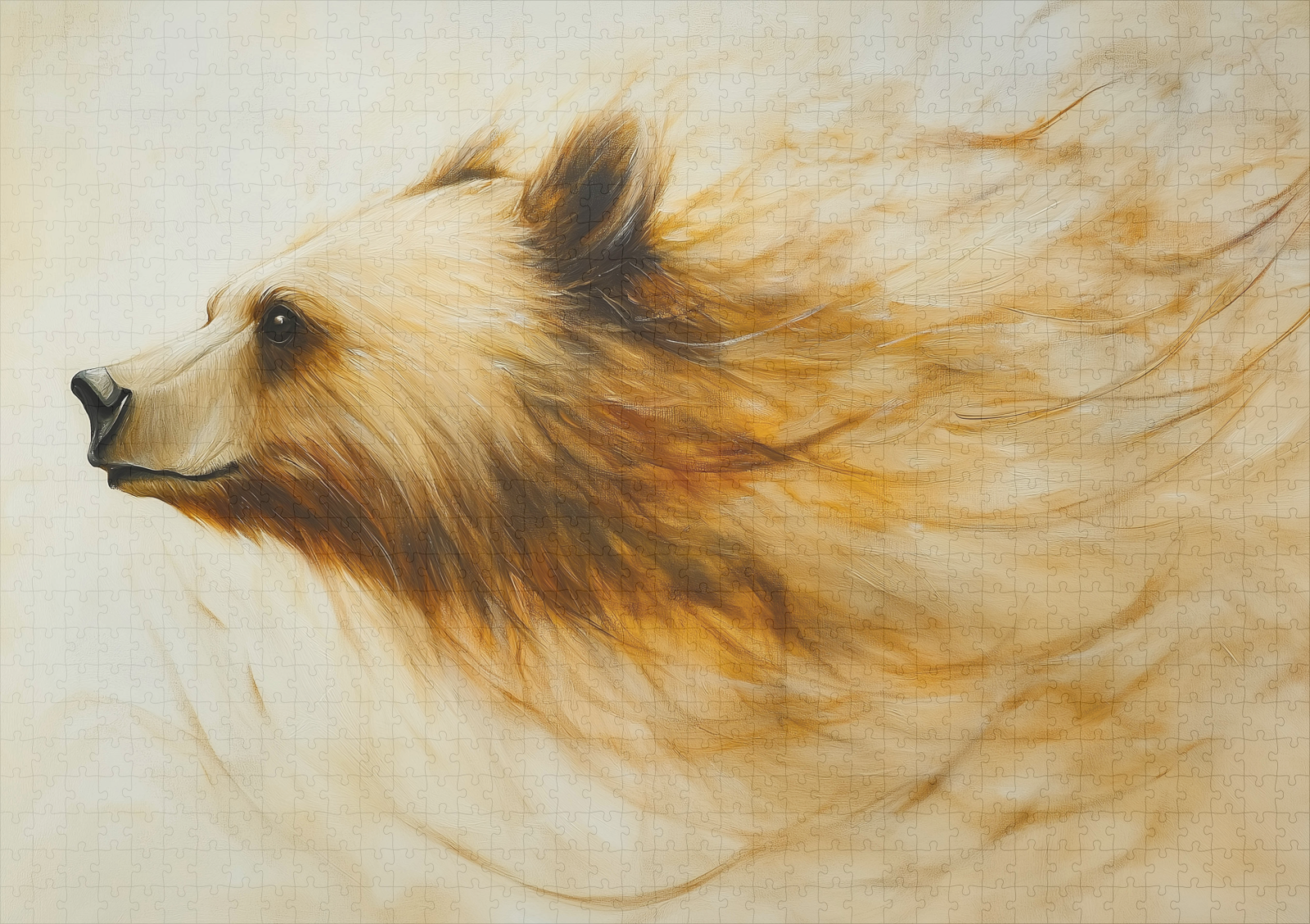 raxxa Premium-Puzzle: Nebelbär - immagine 2