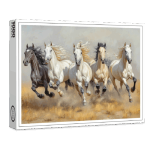 raxxa Premium-Puzzle: Wildpferde