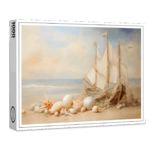 raxxa Premium-Puzzle: Segel im Morgenlicht