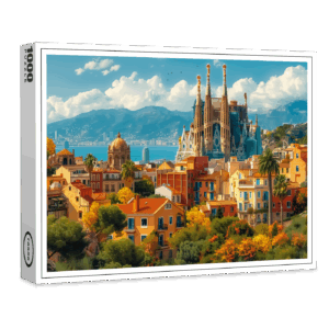 raxxa Premium-Puzzle: Barcelona