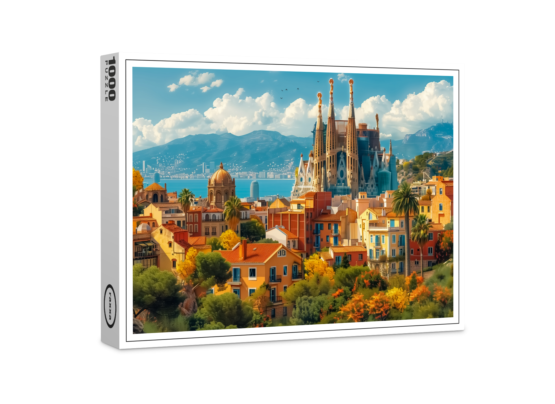raxxa Premium-Puzzle: Barcelona