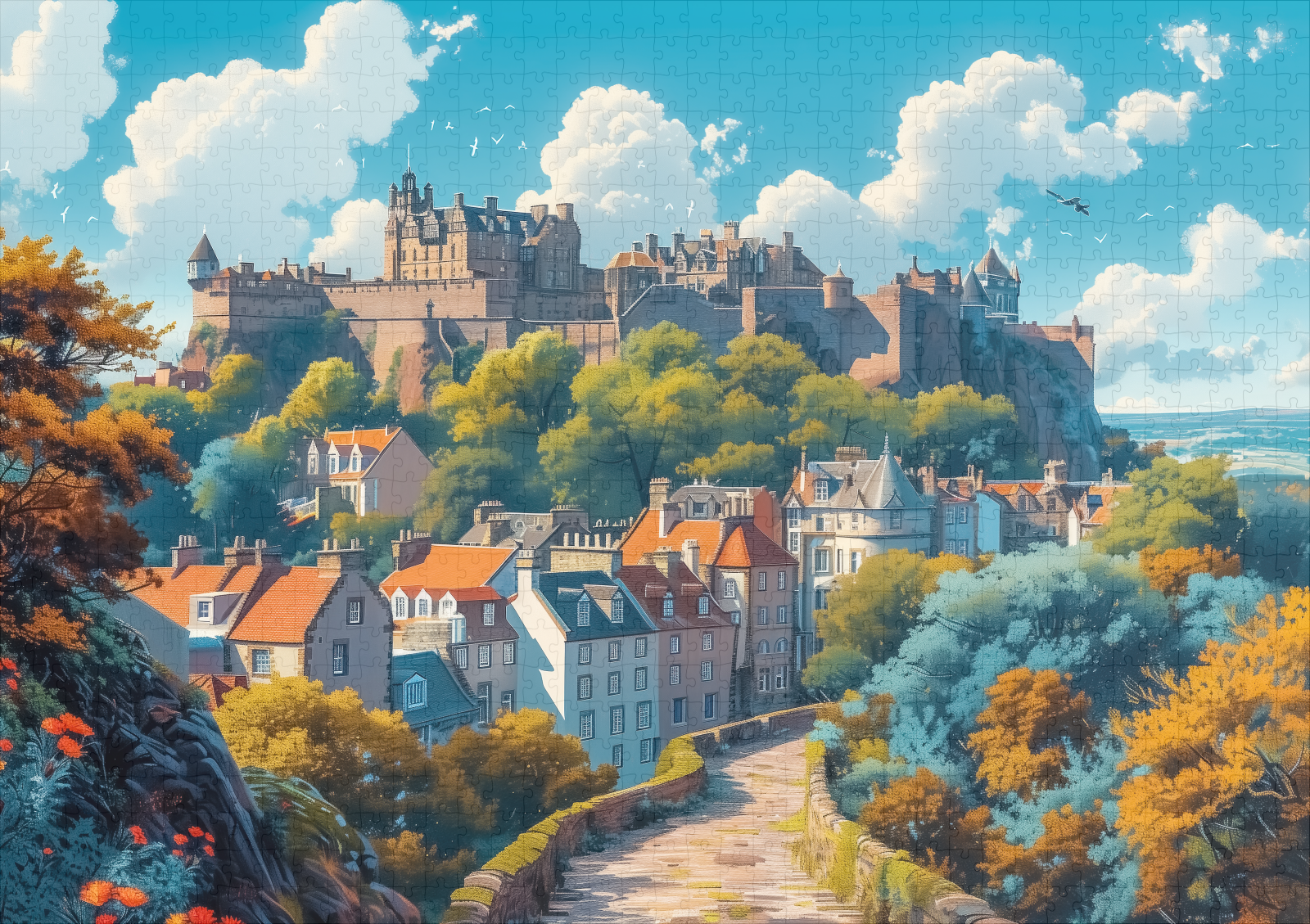 raxxa Premium-Puzzle: Edinburgh - immagine 2