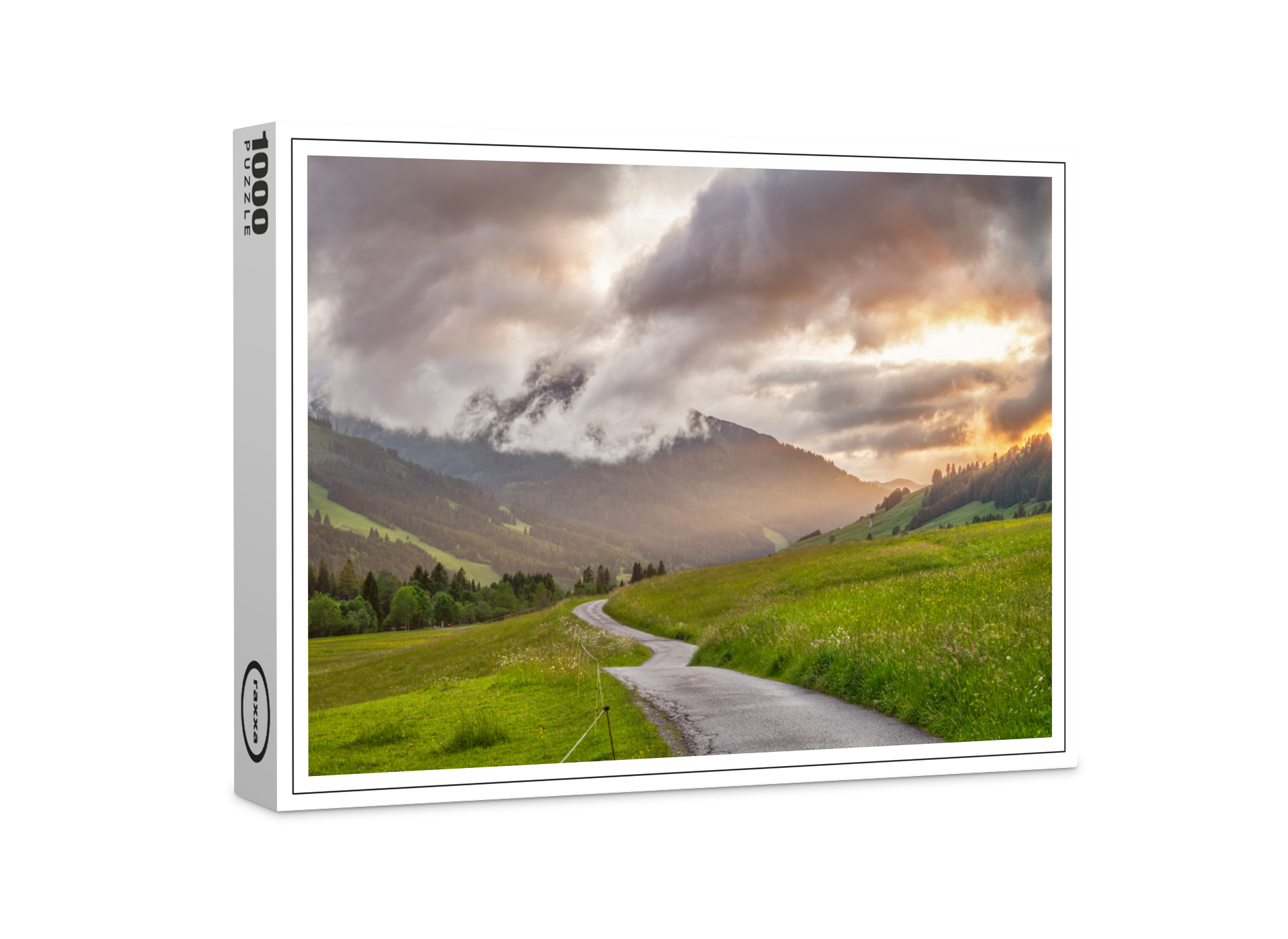 raxxa Premium-Puzzle: Am Berg