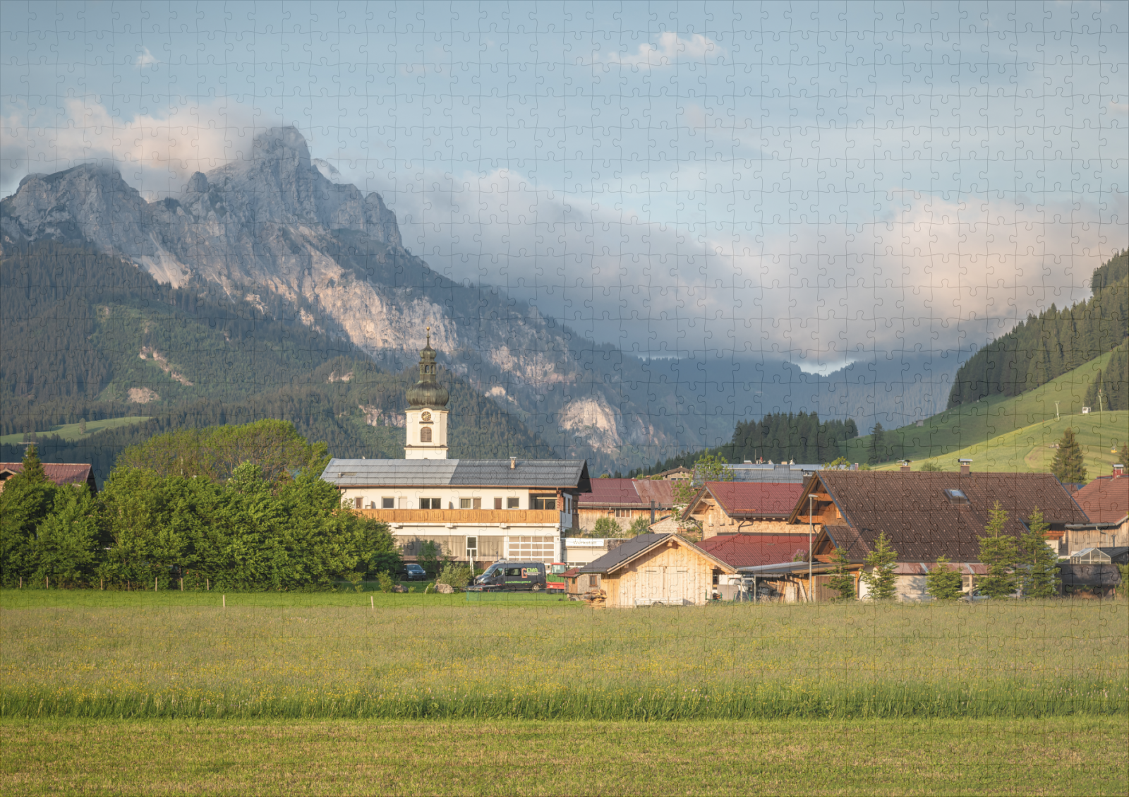 raxxa Premium-Puzzle: Tannheim Blick Rote Flüh – Image 2