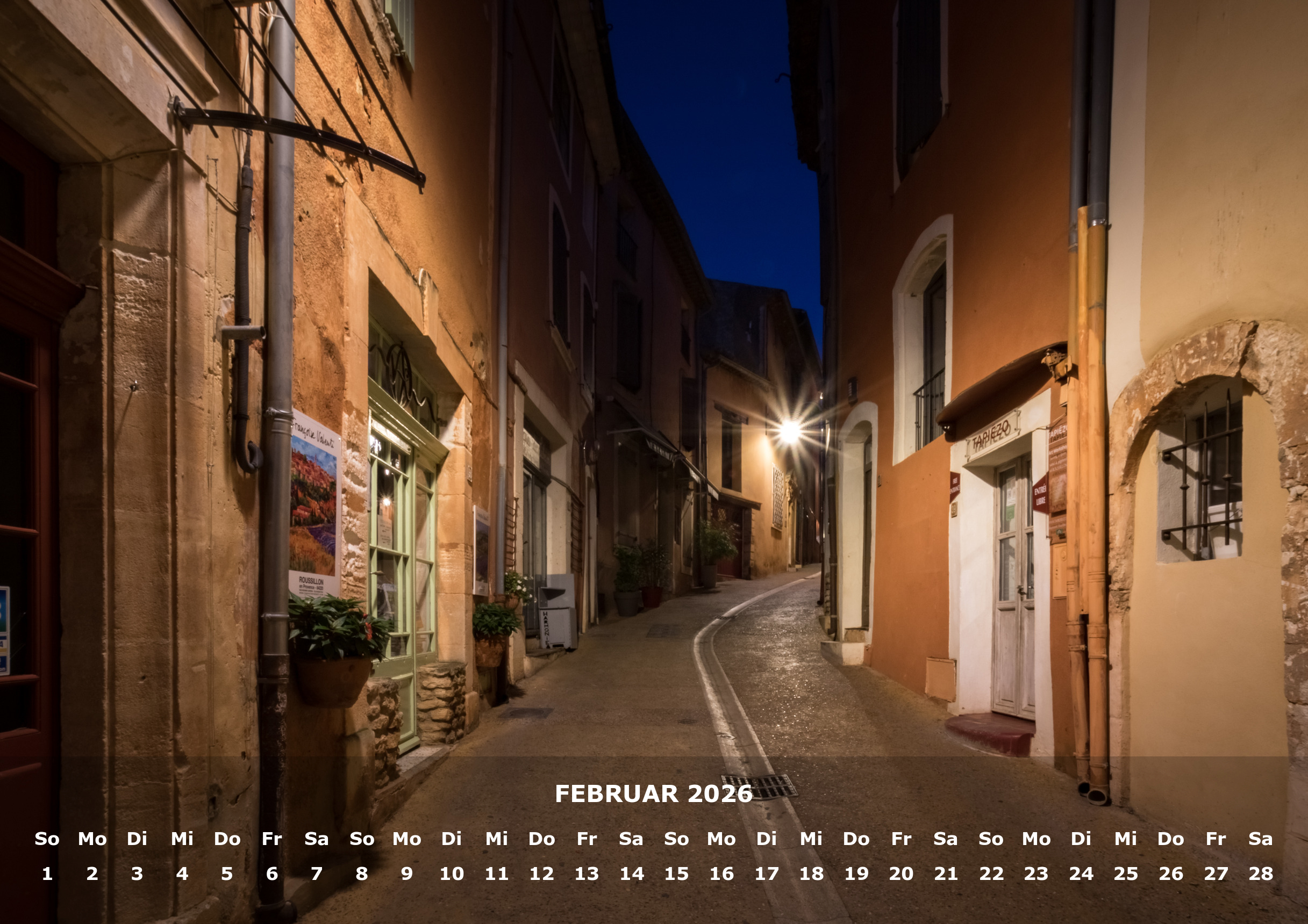 raxxa Premium-Monatskalender Dörfer der Provence 2026 – Image 4