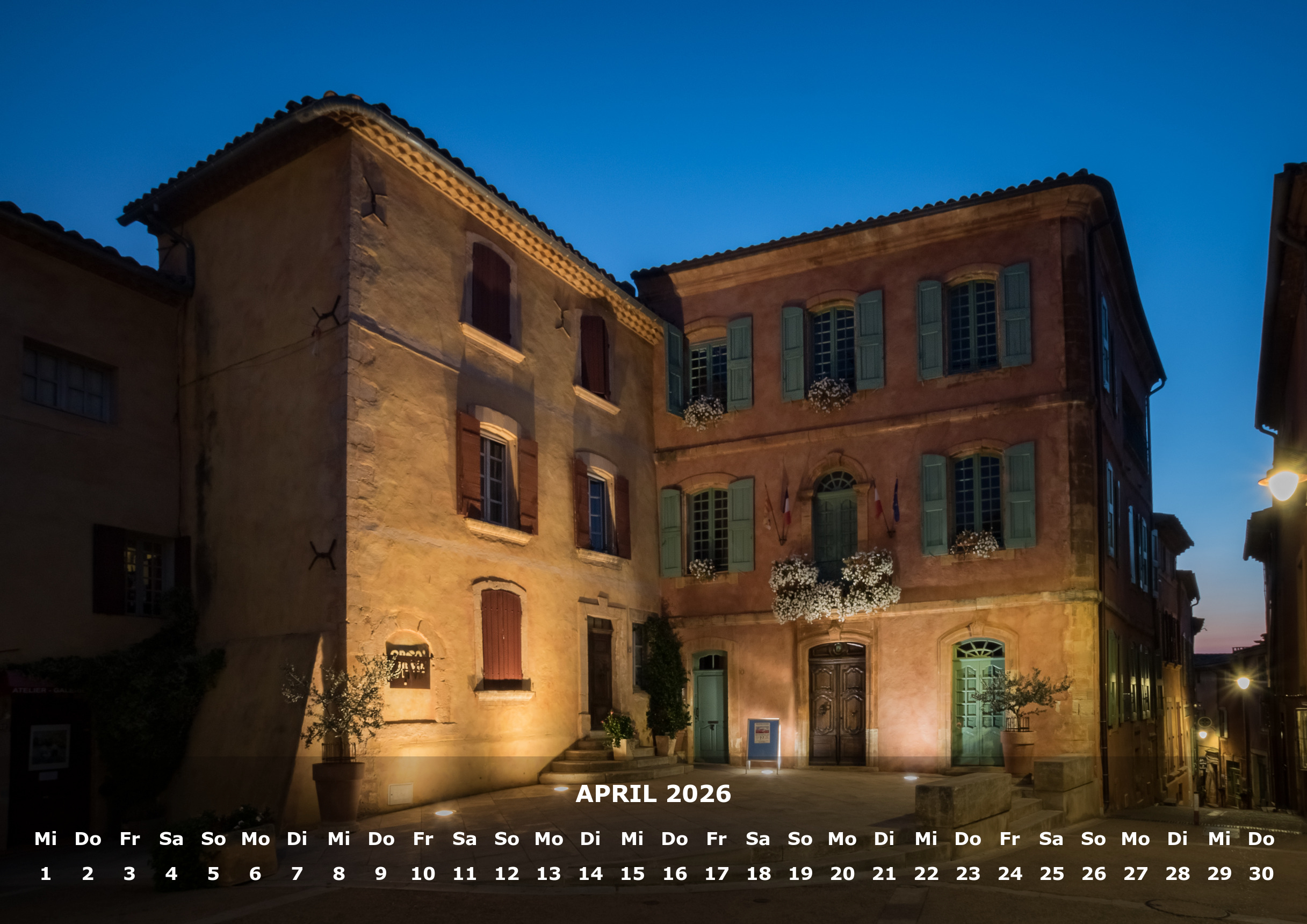 raxxa Premium-Monatskalender Dörfer der Provence 2026 – Image 6