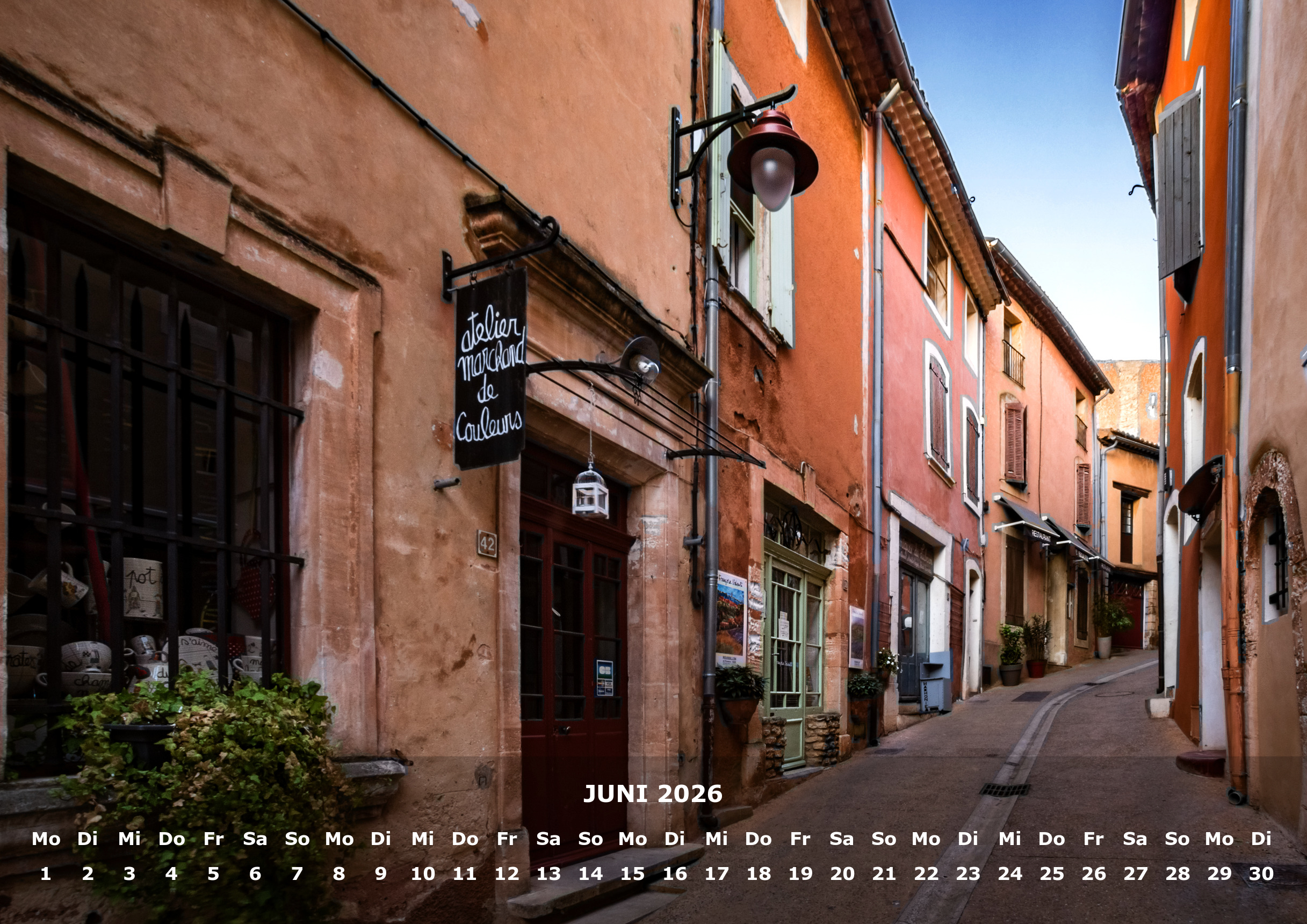 raxxa Premium-Monatskalender Dörfer der Provence 2026 – Image 8