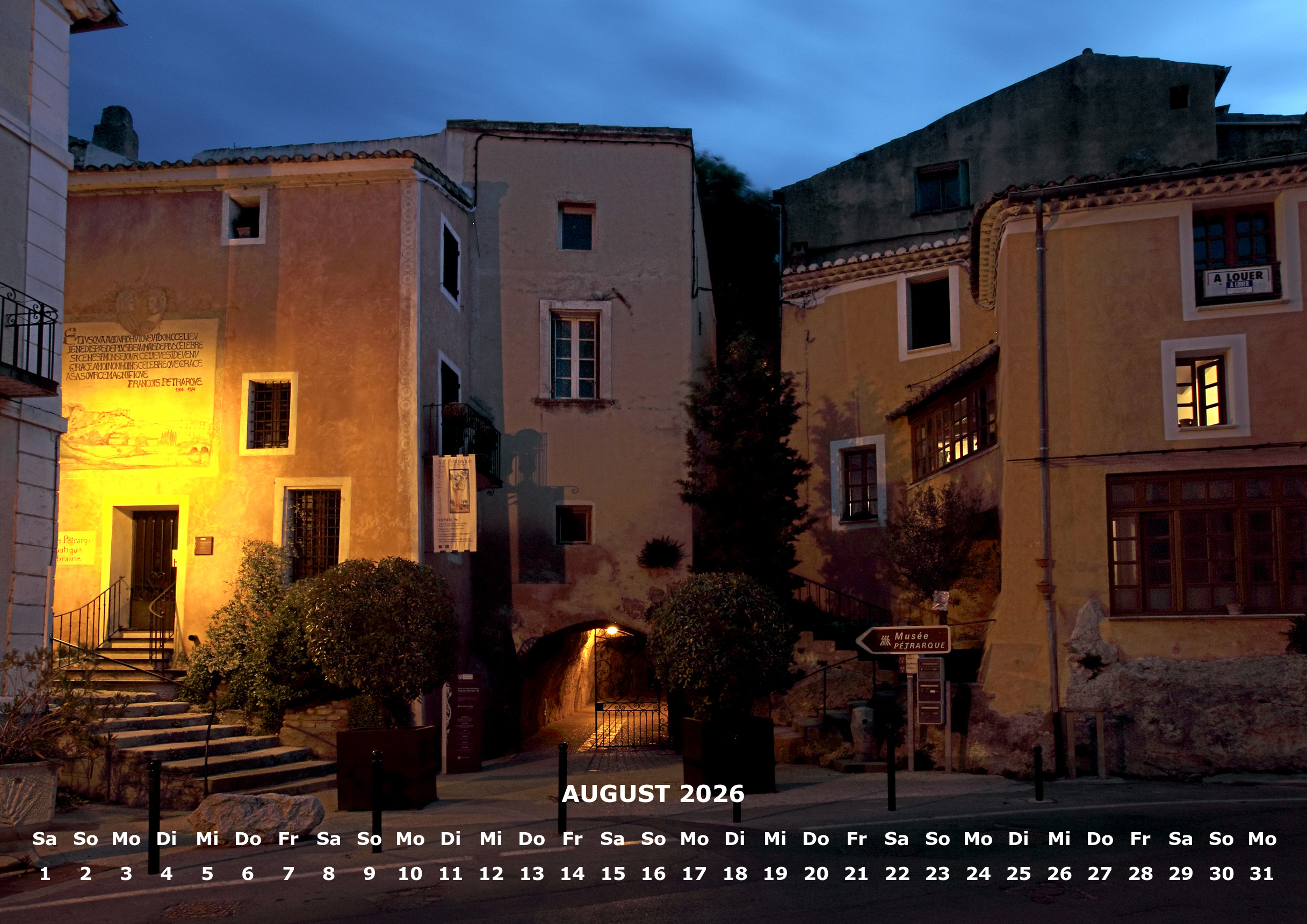 raxxa Premium-Monatskalender Dörfer der Provence 2026 – Image 10