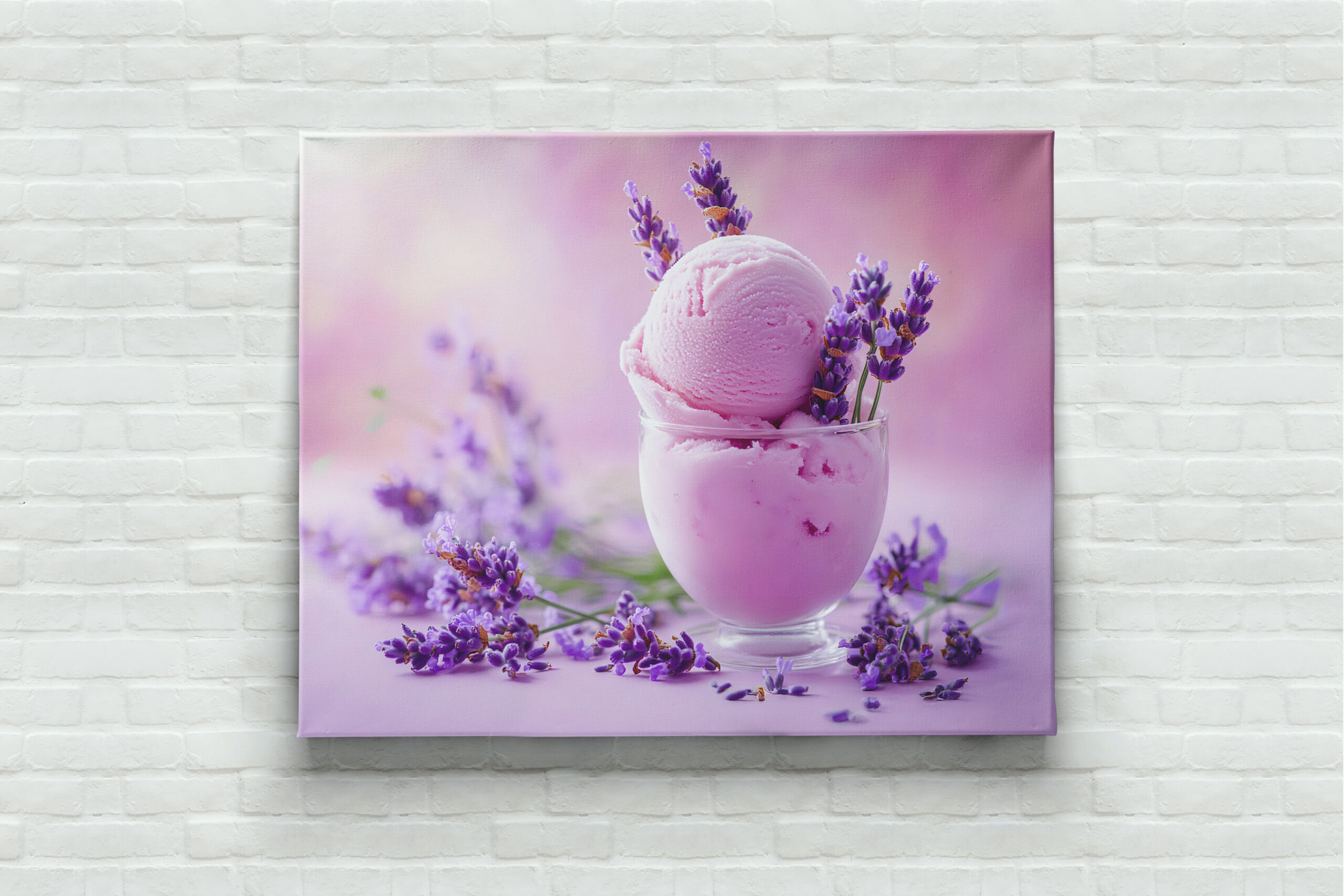 raxxa Canva: Lavendeleis auf rosigem Blütentraum - Image 3