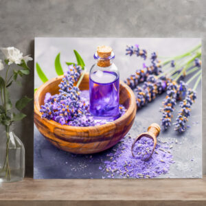 raxxa Canva: Lavendelöl und Duft in Holzschale