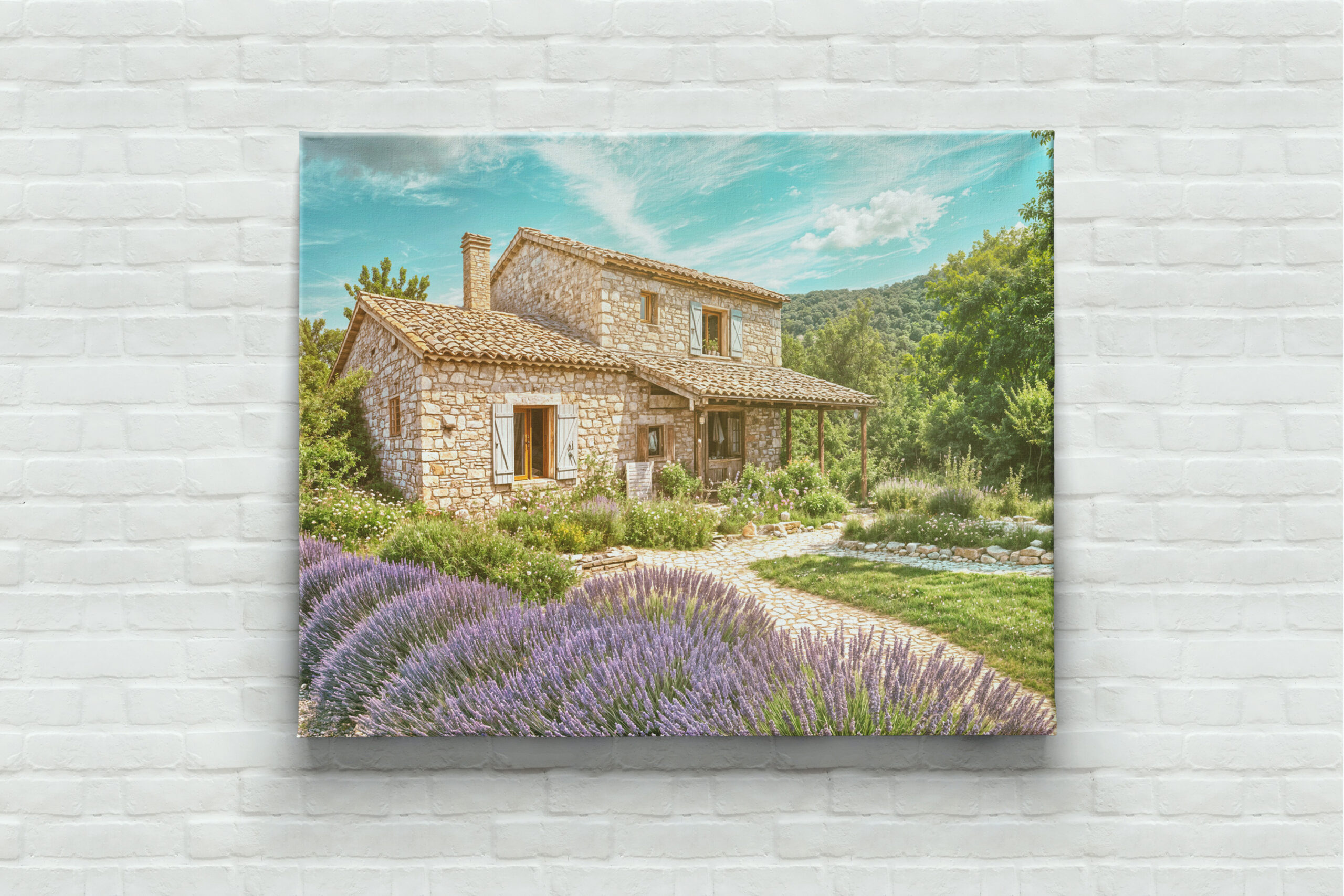 raxxa Canva: Cottagegarten voller Lavendelträume – Image 3