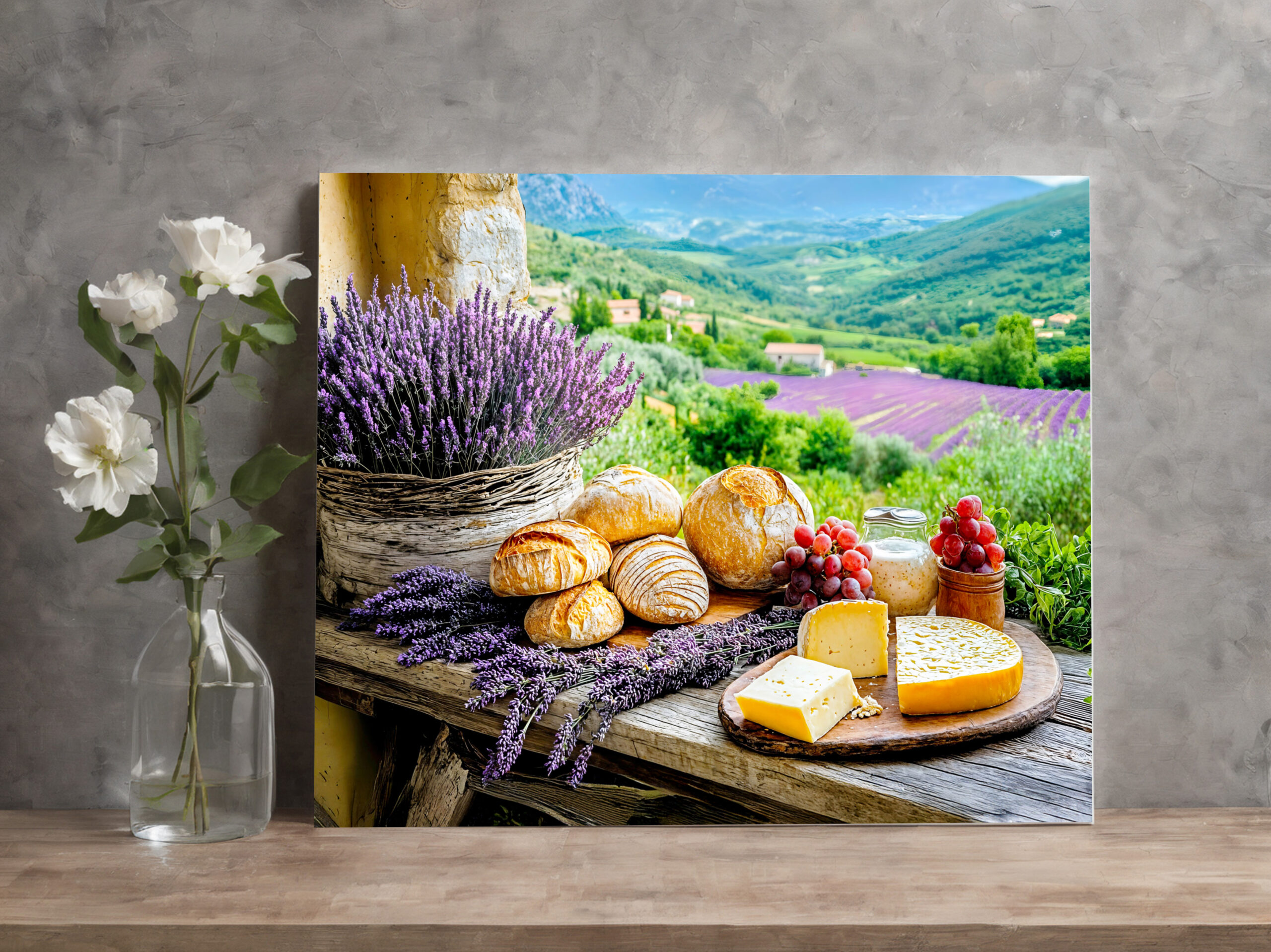 raxxa Canva: Lavendelbrotzeit mit Blick auf die Provence - immagine 2