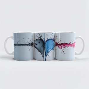 raxxa Premium-Tasse: Wasser Herz