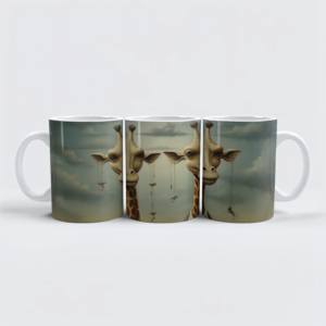 raxxa Premium-Tasse: Whimsical Hey Dude Giraffen