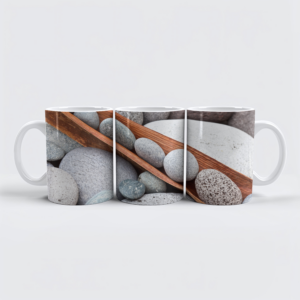 raxxa Premium-Tasse: Steinreihe in Palmblatt