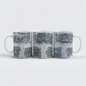 raxxa Premium-Tasse: Mauer aus Granitblöcken