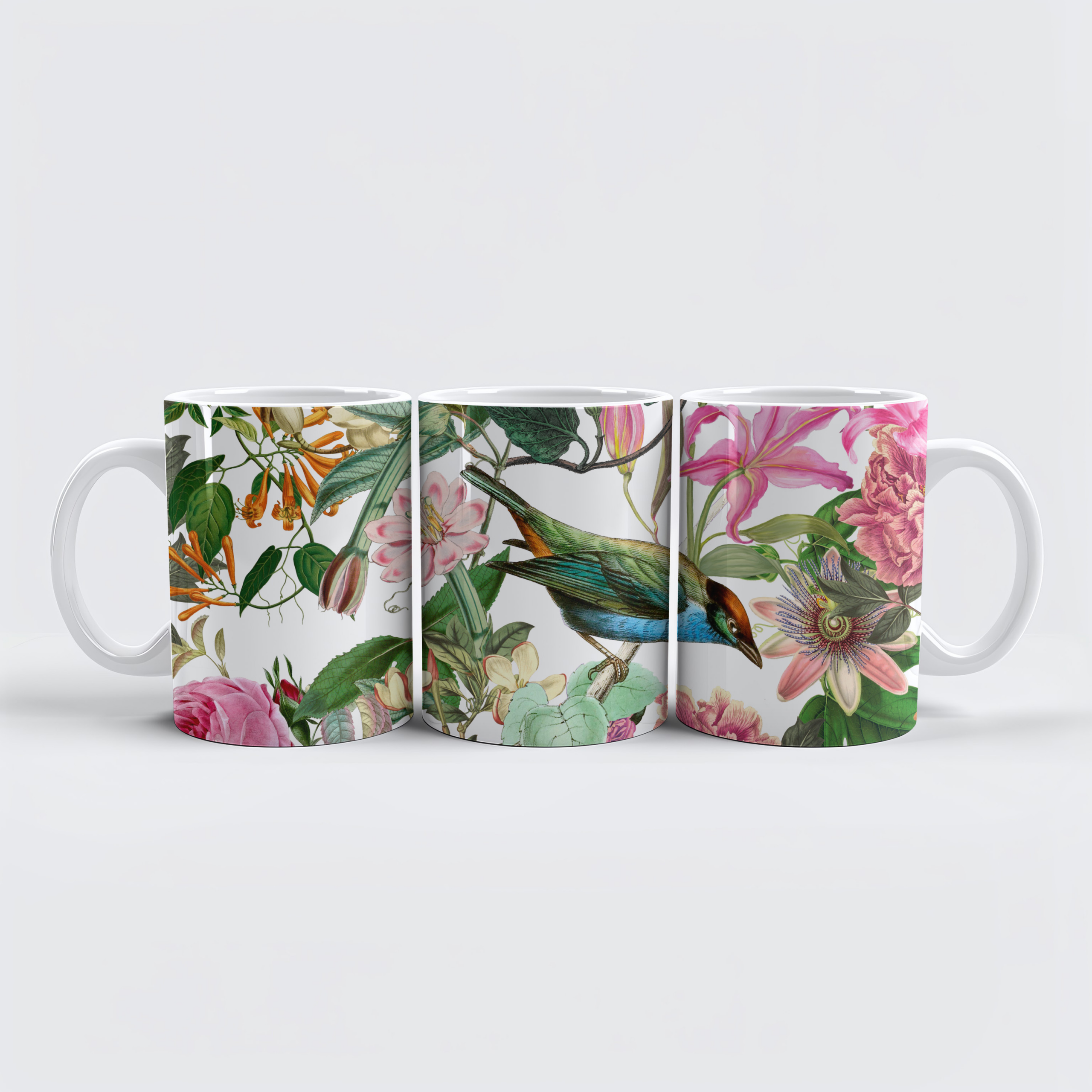 raxxa Premium-Tasse: Birds Spring Garden