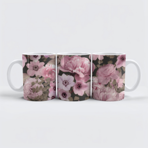 raxxa Premium-Tasse: Pink Peonies And Roses