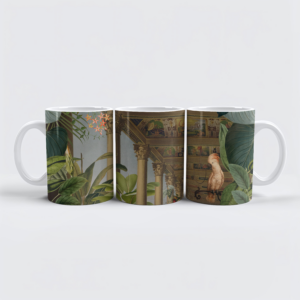 raxxa Premium-Tasse: Lost jungle place wiht peacocks 2