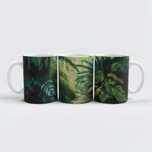 raxxa Premium-Tasse: Tropical Jungle Watercolor Art