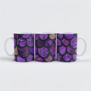 raxxa Premium-Tasse: Mermaid Scales Pink