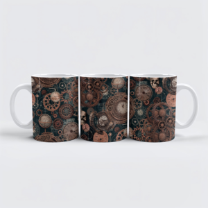 raxxa Premium-Tasse: Steampunk Skull Rust