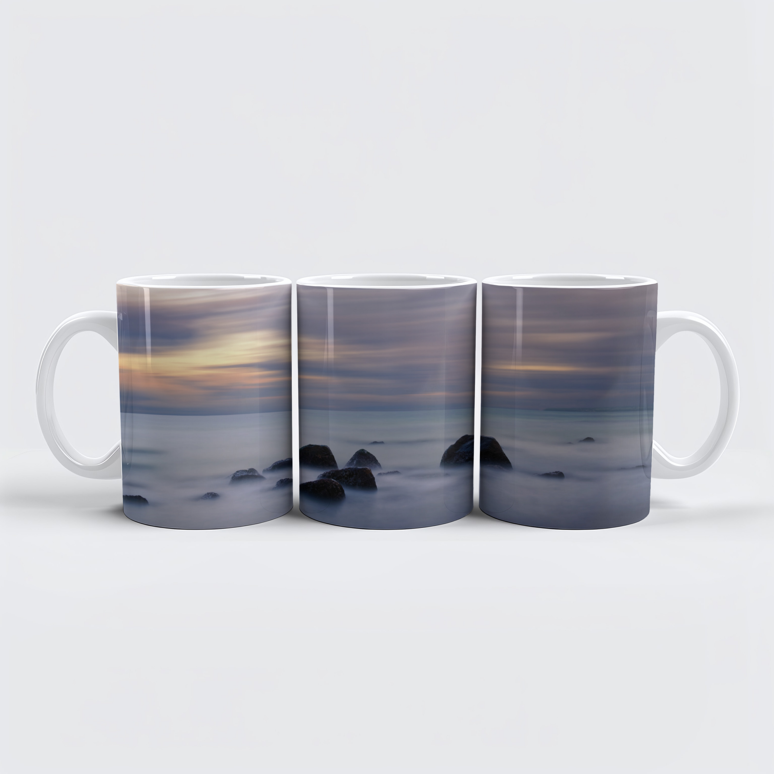 raxxa Premium-Tasse: Abendlicht an der Ostsee