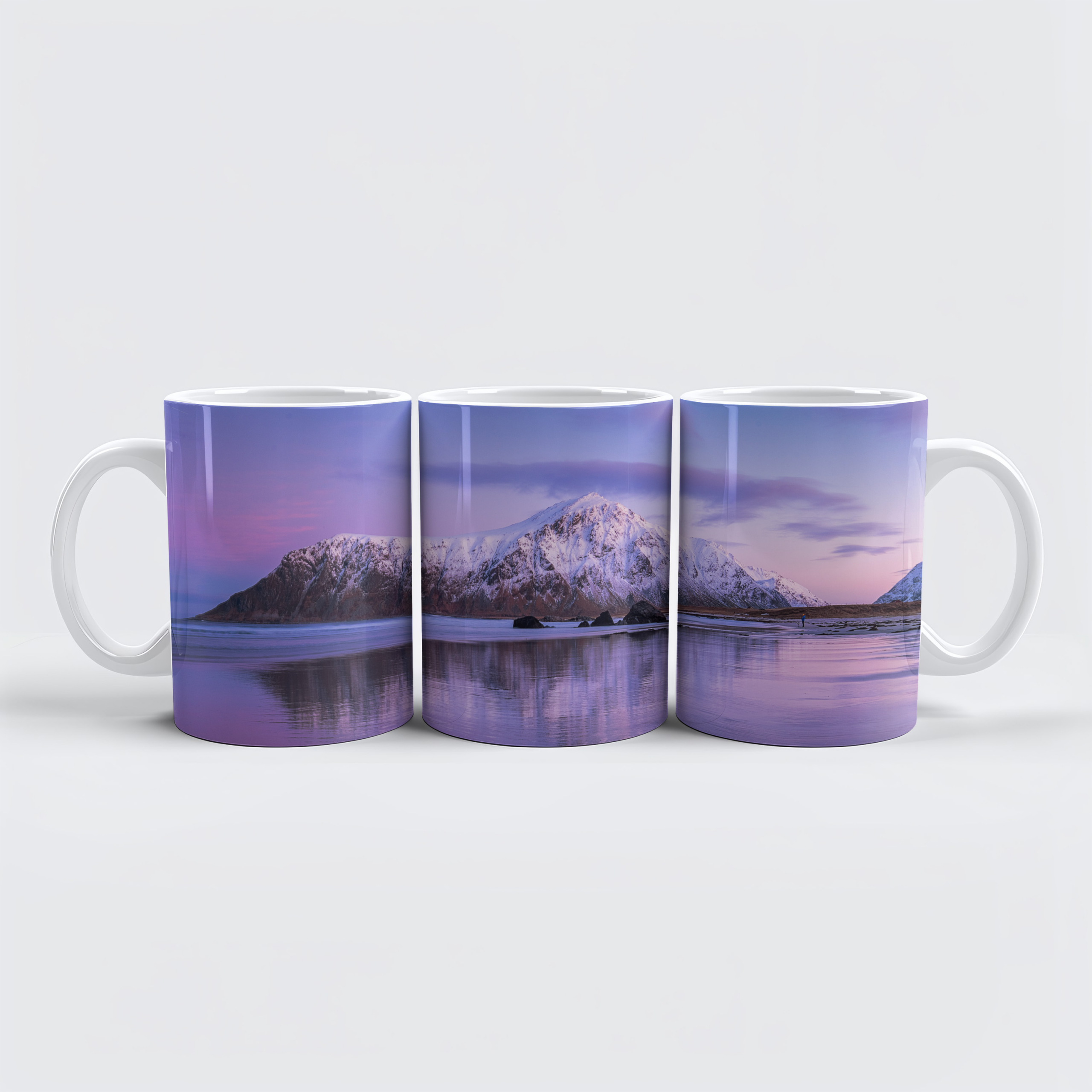 raxxa Premium-Tasse: Sonnenaufgang Lofoten