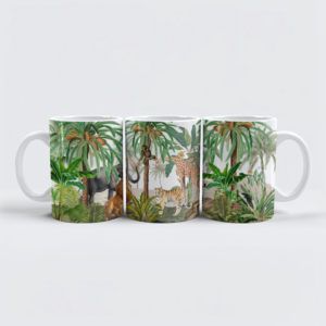 raxxa Premium-Tasse: Vintage Wilde Dschungel Landschaft
