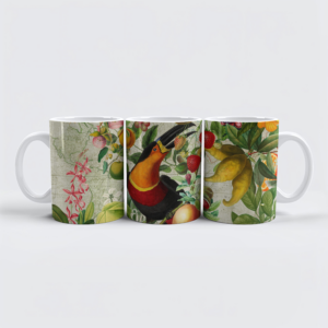 raxxa Premium-Tasse: Nostalgischer Tukan Dschungel  1