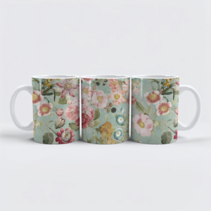 raxxa Premium-Tasse: Rosen der Geschichte- Kunstvolle Nostalgie