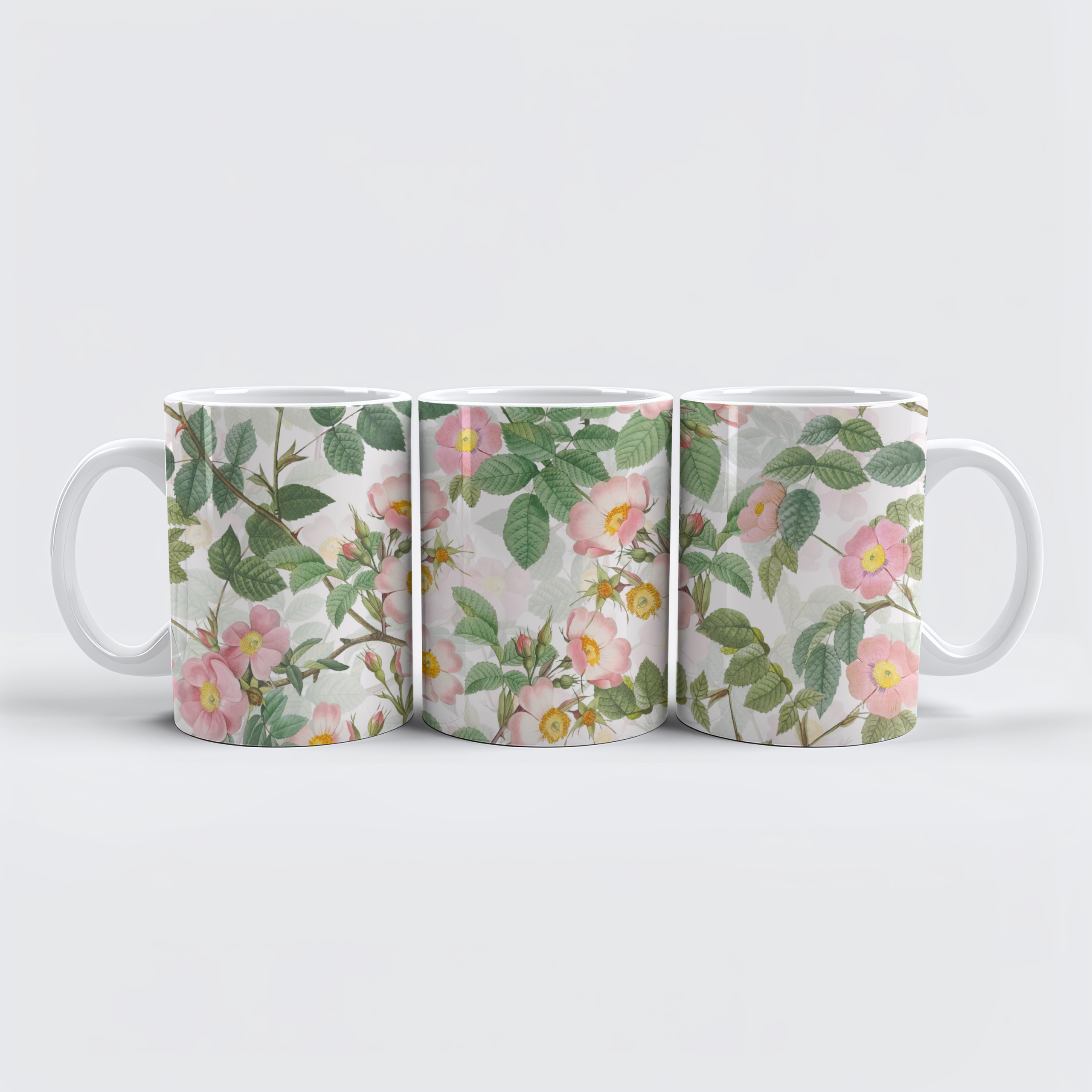 raxxa Premium-Tasse: Die Renaissance handgemalter Rosenmuster