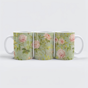 raxxa Premium-Tasse: Rosenmotive der Vergangenheit- Luxuriöse Pracht