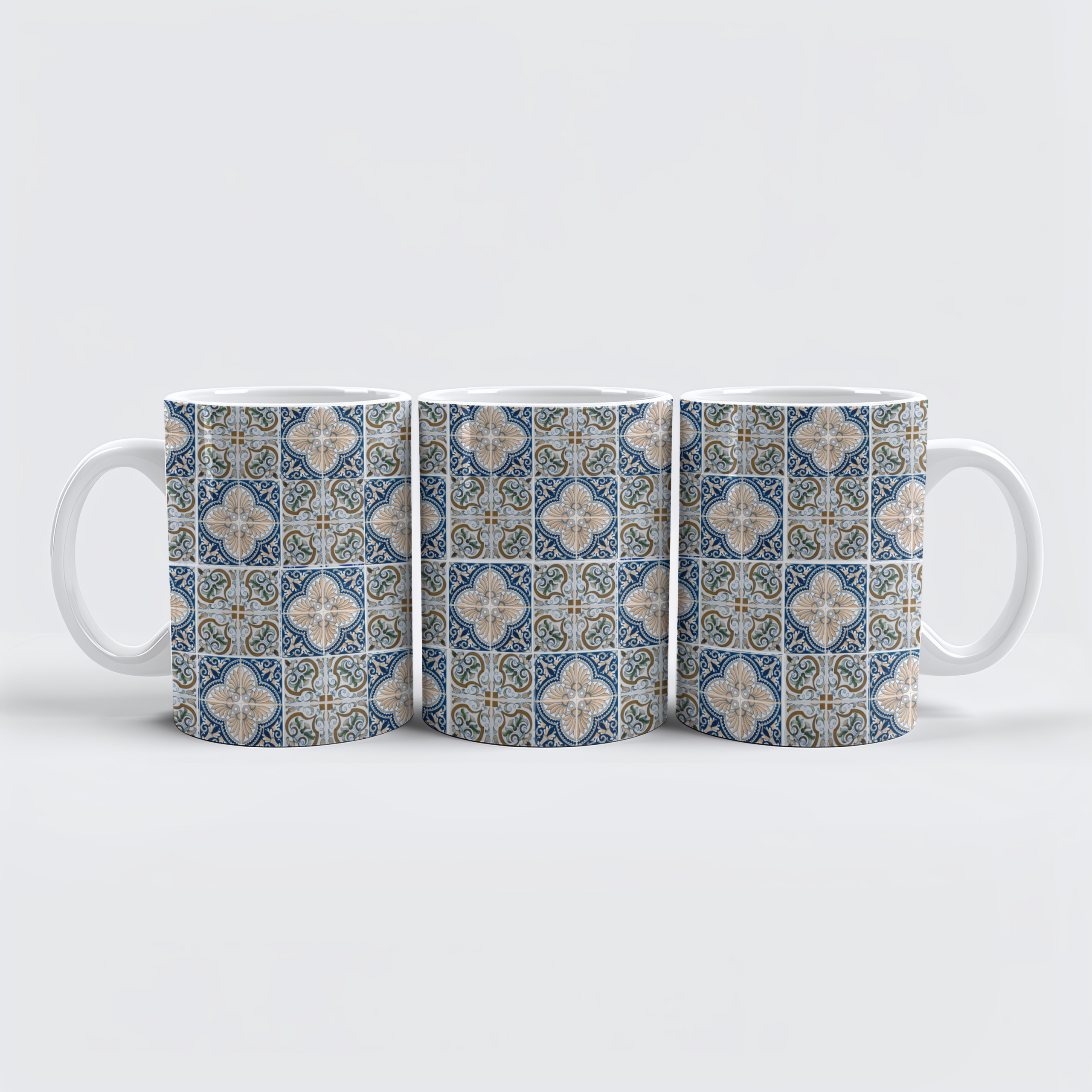raxxa Premium-Tasse: Fliesen aus dem Süden- Sonnendurchflutete Eleganz