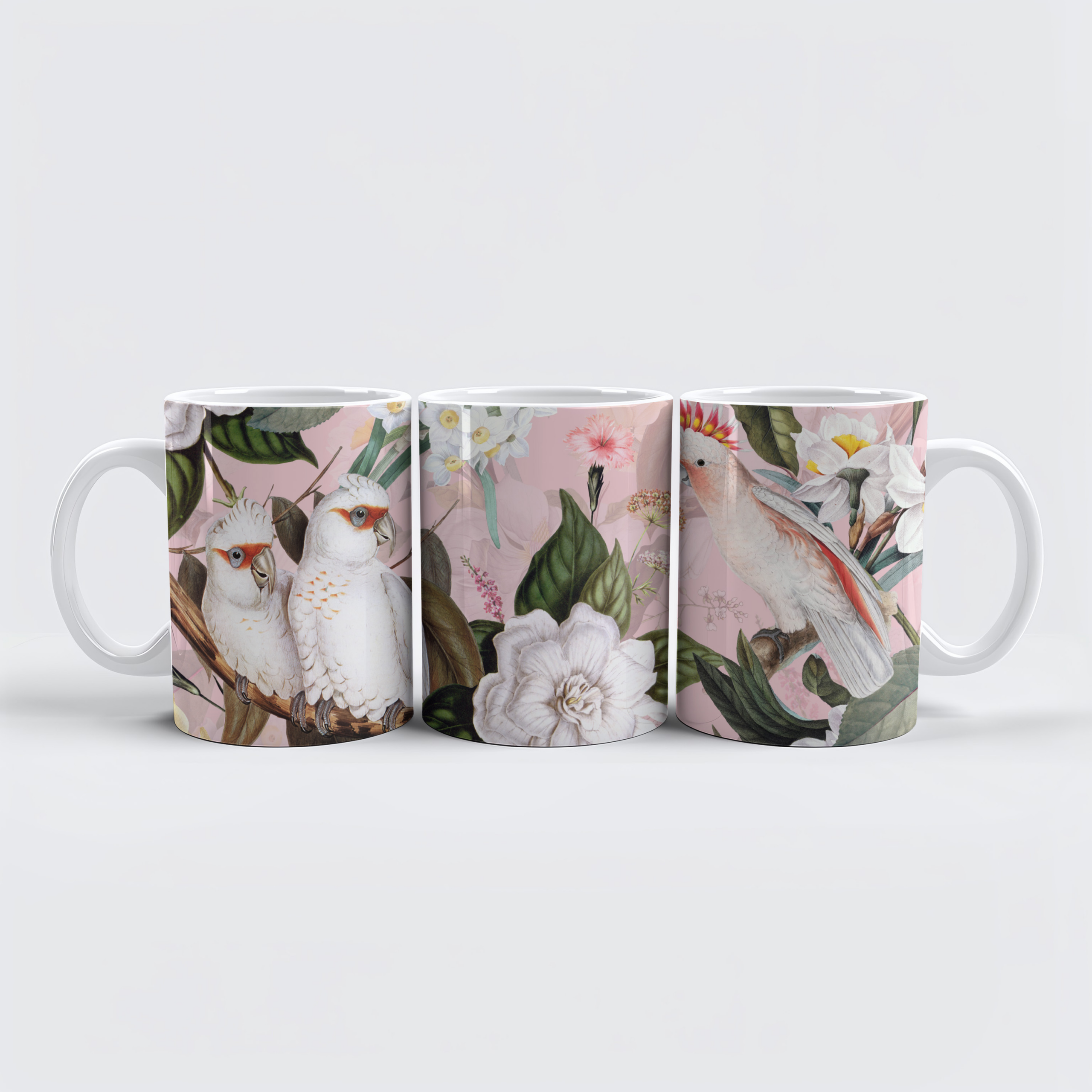raxxa Premium-Tasse: Kakadu Vintage Vogelpark