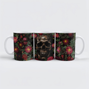 raxxa Premium-Tasse: Magisches Erbe- Vintage Skull