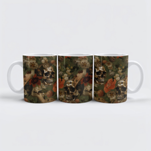 raxxa Premium-Tasse: Gothic Vintage- Mystische Opulente Schädelwelten