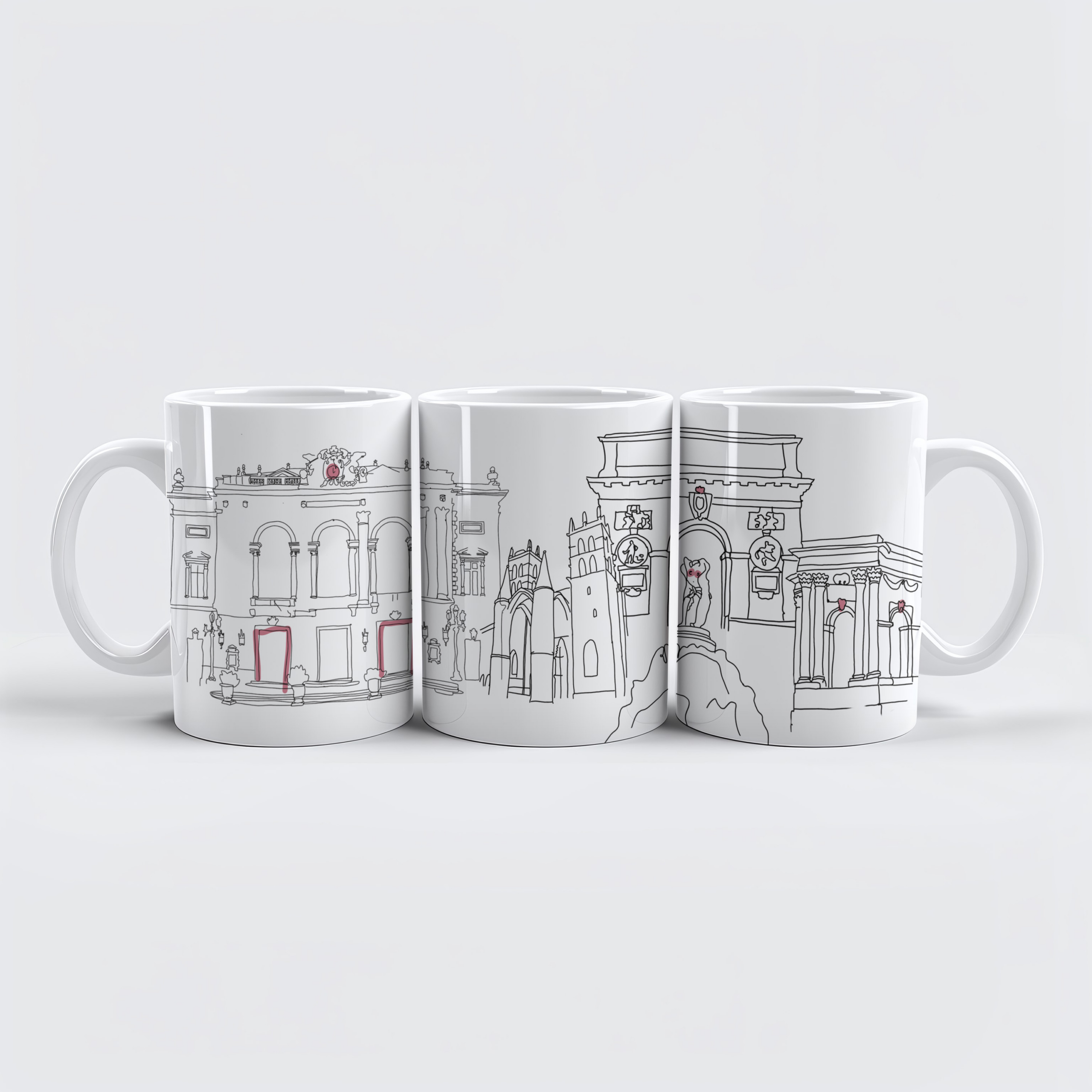 raxxa Premium-Tasse: Skyline Montpellier