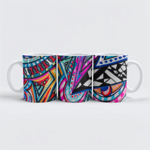 raxxa Premium-Tasse: Geometría divertida