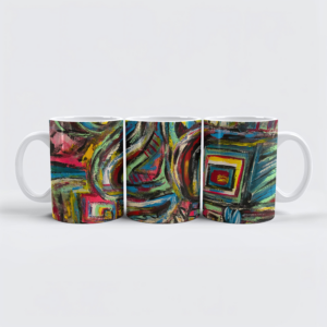 raxxa Premium-Tasse: Laberinto de color