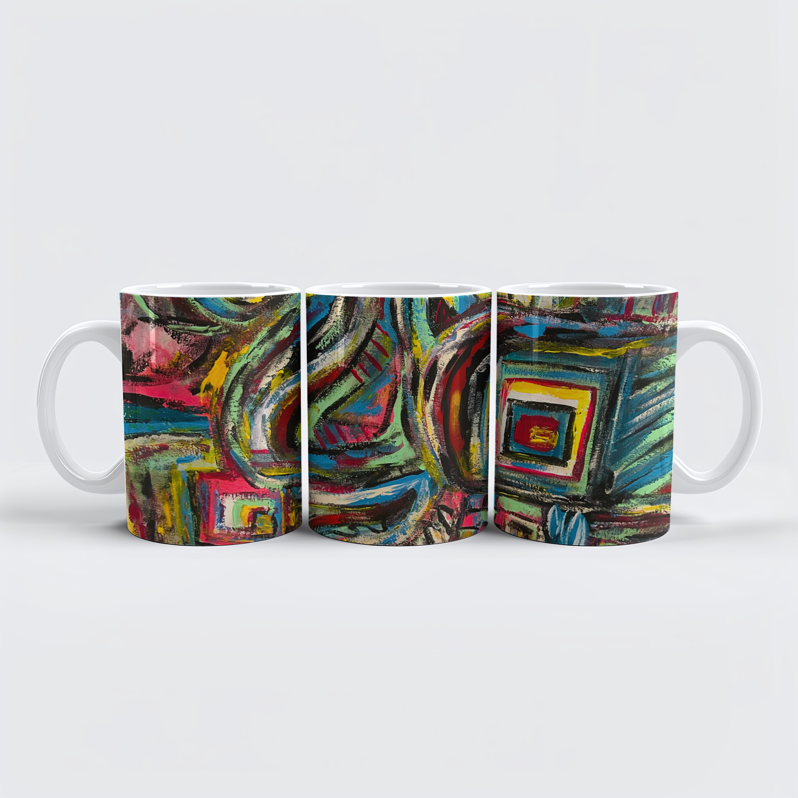 raxxa Premium-Tasse: Laberinto de color
