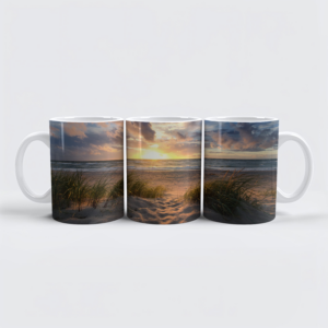 raxxa Premium-Tasse: Sonnenuntergang am Strand