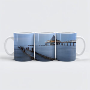 raxxa Premium-Tasse: Seebrücke Herningsdorf