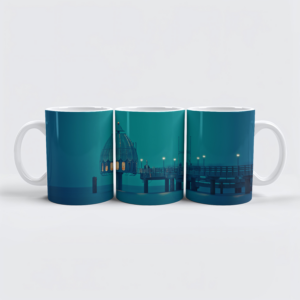 raxxa Premium-Tasse: Seebrücke Zingst