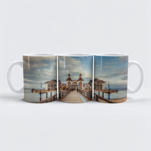 raxxa Premium-Tasse: Seebrücke Sellin