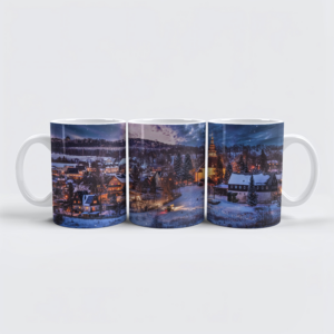 raxxa Premium-Tasse: Das Weihnachtsdorf Seiffen