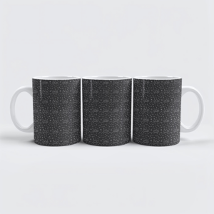 raxxa Premium-Tasse: Coquetas nubes sobre negro