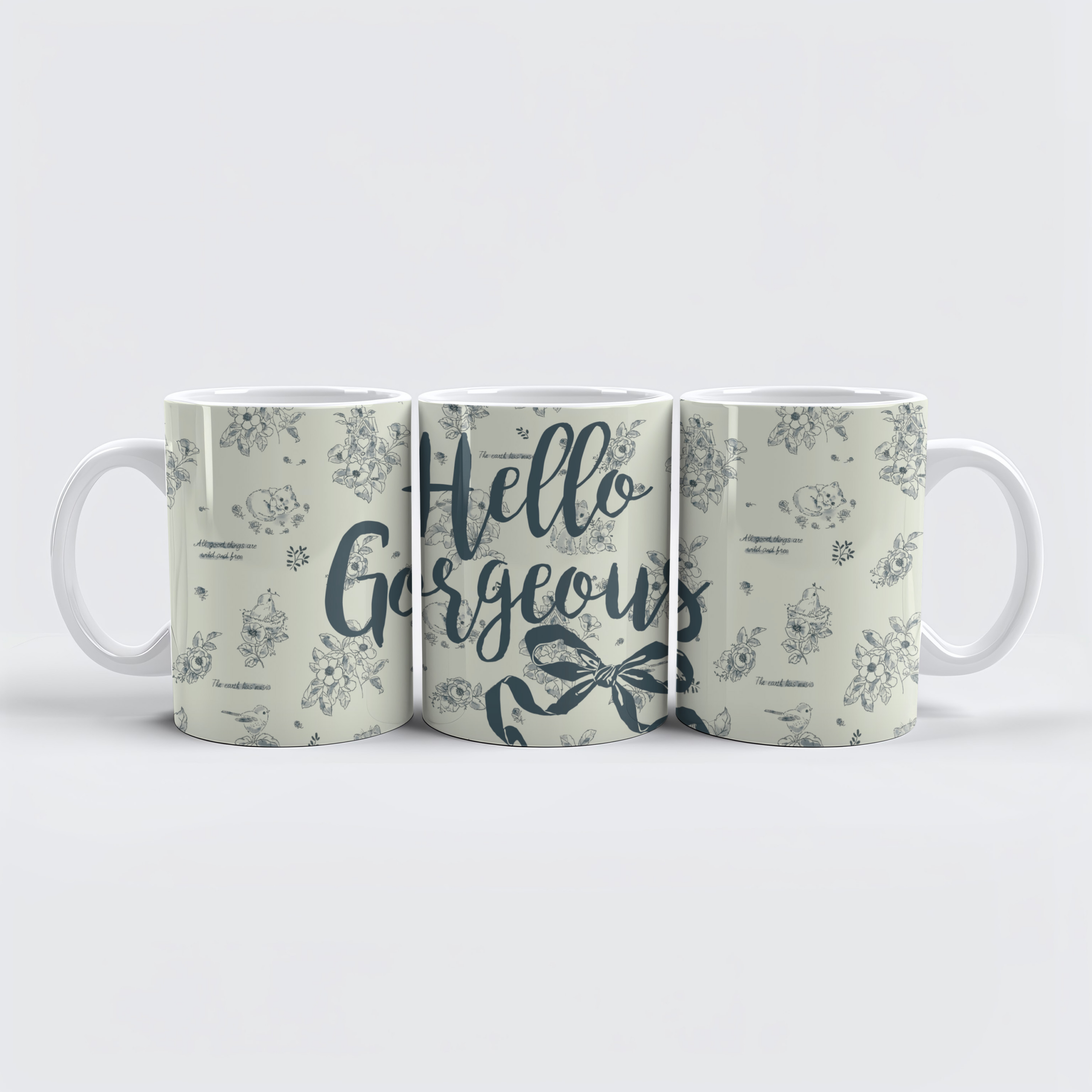 raxxa Premium-Tasse: Jardín de juegos y melodías donde los gatitos tienen lindos sueños