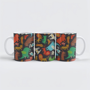 raxxa Premium-Tasse: los animales cantaron tan fuerte que el aire se llenó de colores