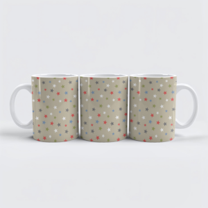 raxxa Premium-Tasse: Estrellas de colores